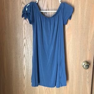 -Soprano Dusty Blue Off-the-Shoulder Dress (from TJ Maxx) - Size Small $8
